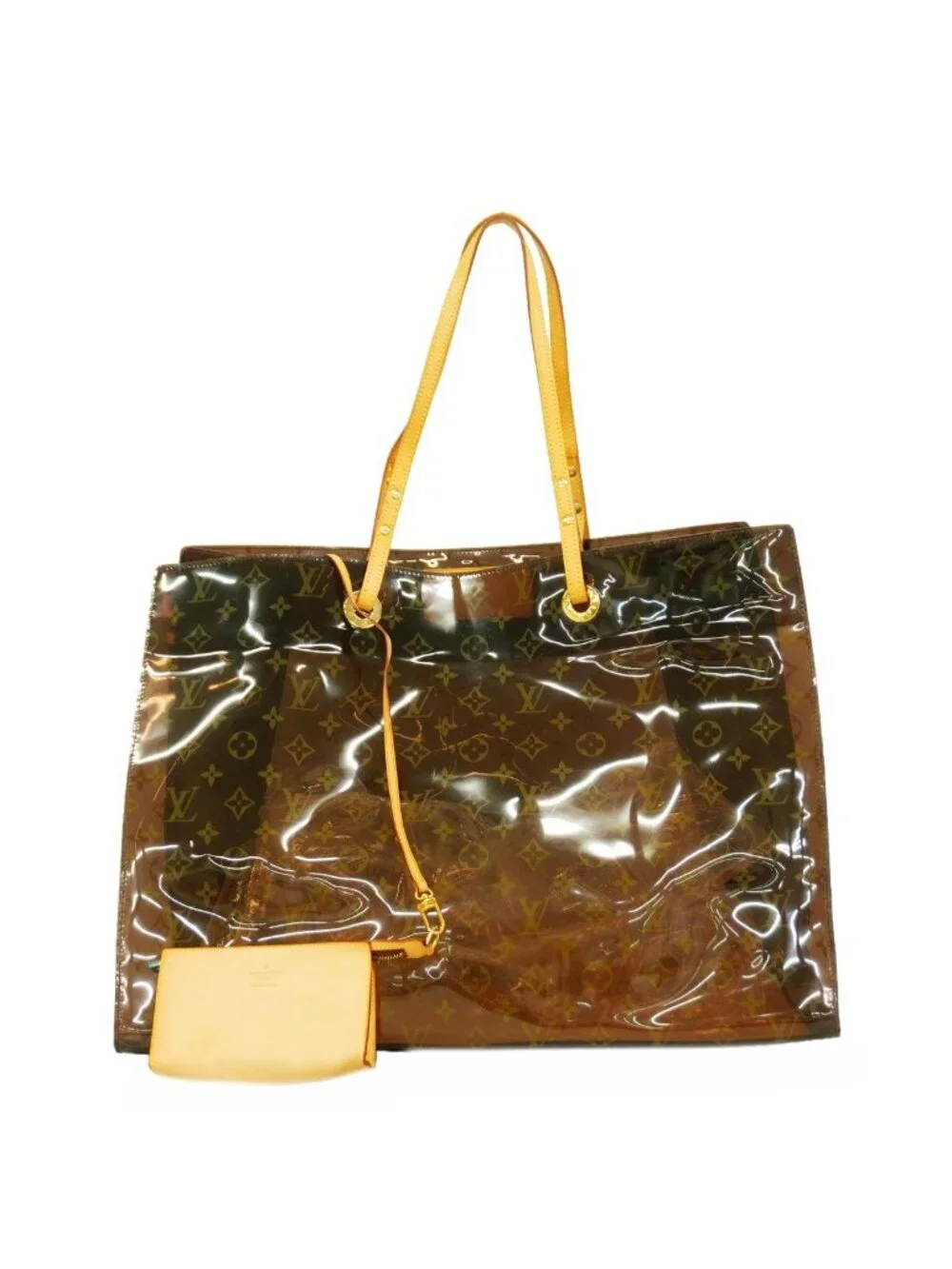 Louis Vuitton Tote Monogram Vinyl Caba Cruise Brown